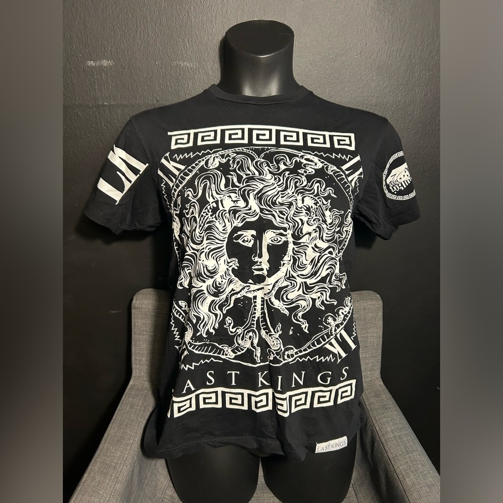 Last Kings Tyga Black Graphic T-Shirt Short Sleeve Medium